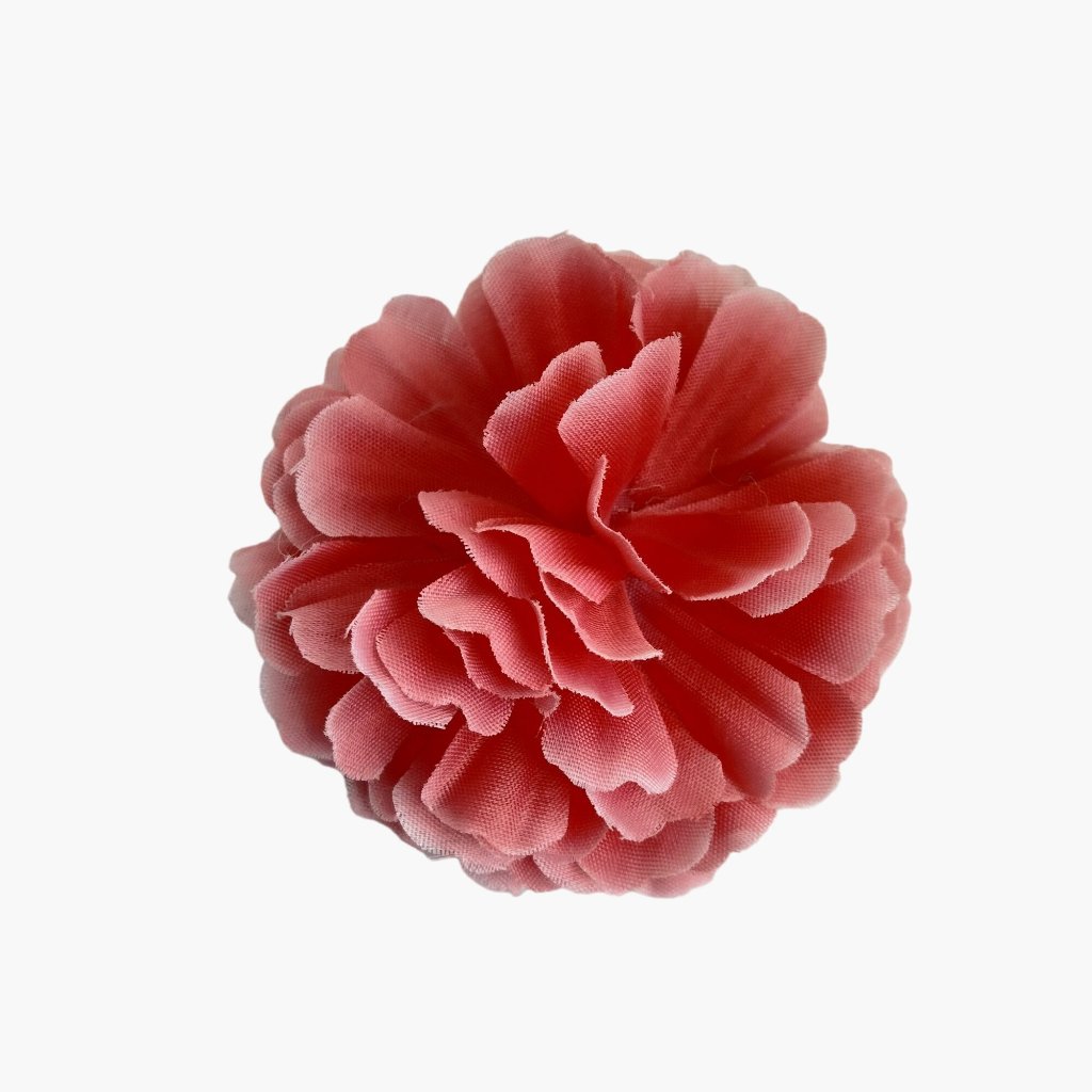 Carnation Boutonniere Orange Lapel Pin Hair Clip Hairpin Accent